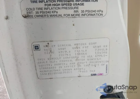 1995 Cadillac Deville из США, поврежденный, VIN 1G6KD52B8SU270200